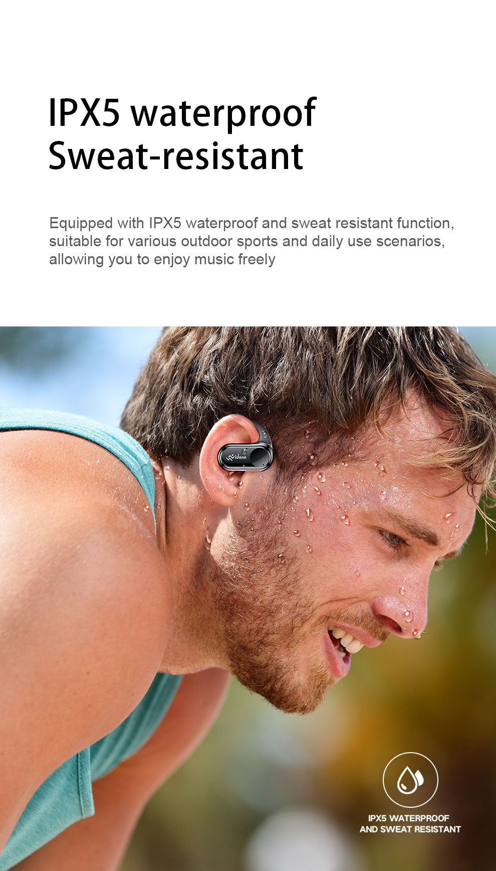 Vidonn T3 Open-Ear Bluetooth Sports Headphones