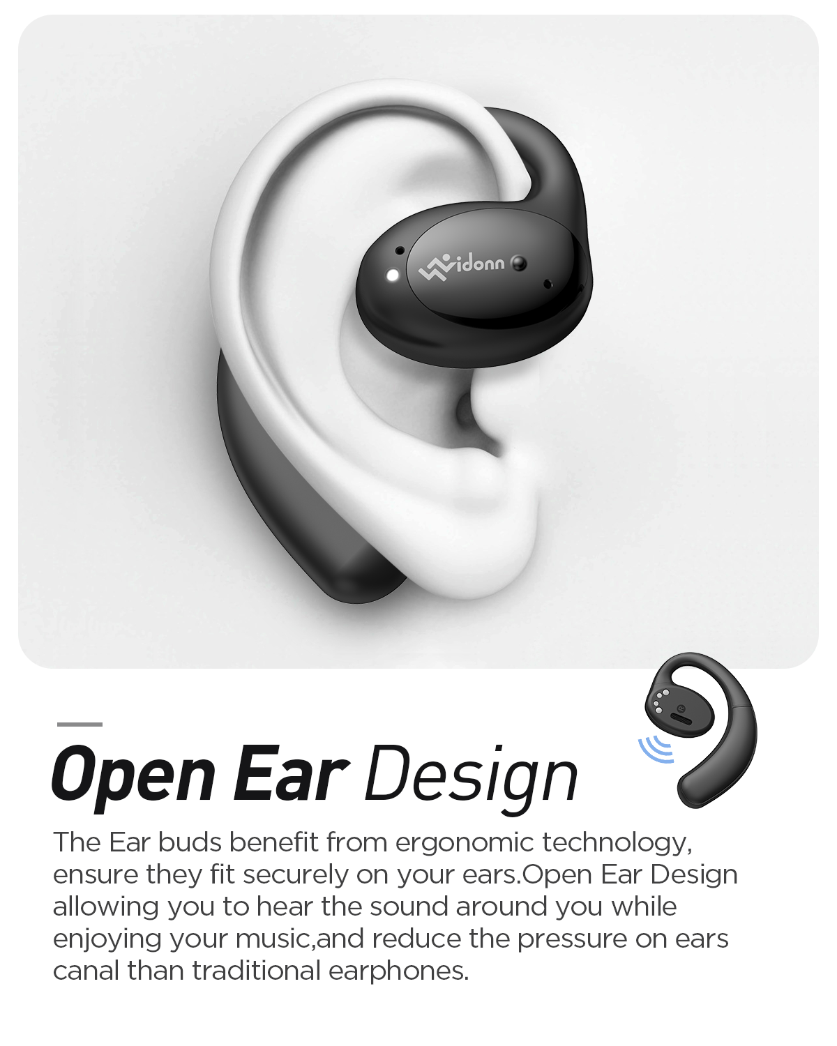 Open ear design